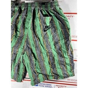 VTG 80s 90s Nike Air geometric Abstract pattern Print basketball Swimming shorts